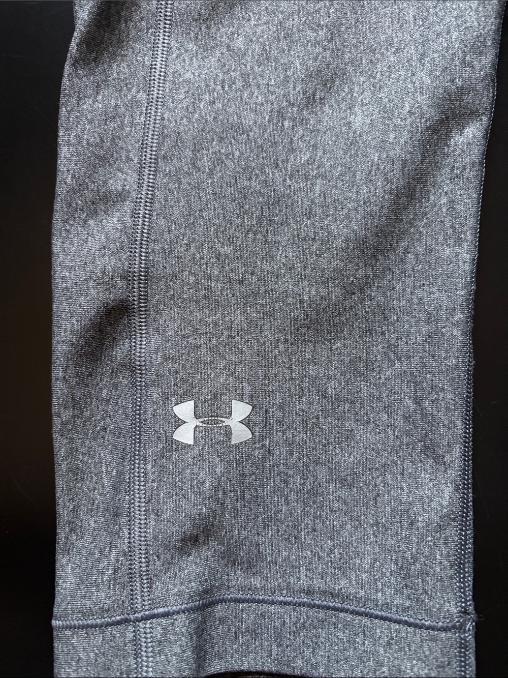 Under Armour Heather Gray Capri Leggings - Picture 2 of 3